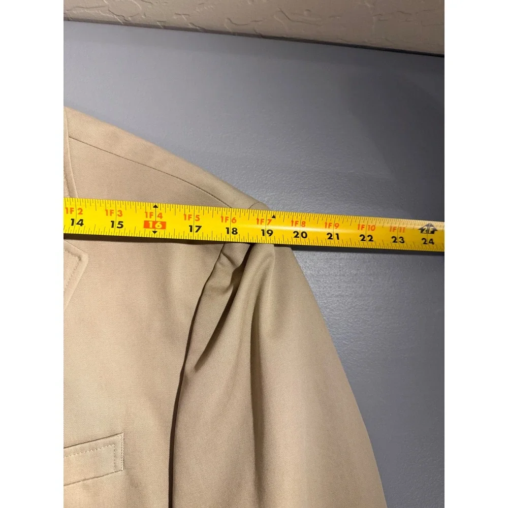 Banana Republic Modern Fit Beige Cotton Blazer Tessuti di Sondrio 42R